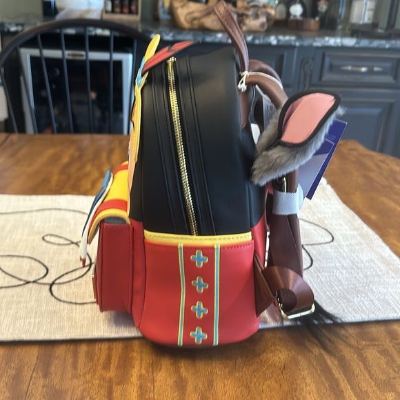 LOUNGEFLY  Disney Parks Mini Backpack Disney 100 YRS Celebration Pinocchio 1940 - Picture 14 of 16